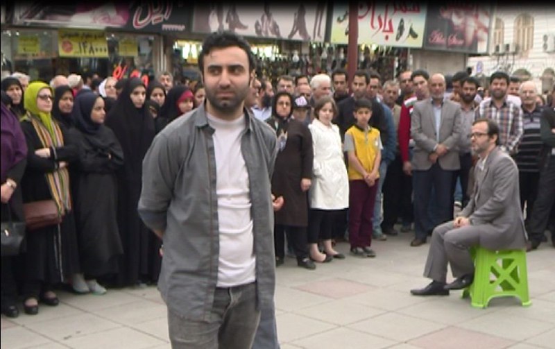 اجرای تئاتر خیابانی  دفاع مقدس در رشت