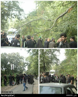 حادثه برای عزاداران حسینی در بهشهر