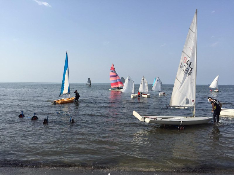 اردوی تیم ملی قایقرانی بادبانی  در انزلی