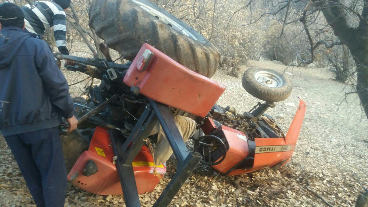 نجات معجزه آسای جان راننده تراکتور نجات معجزه آسای جان راننده تراکتور