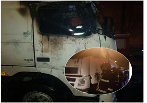 اطفاء حریق تانکر سوخت در کرمان