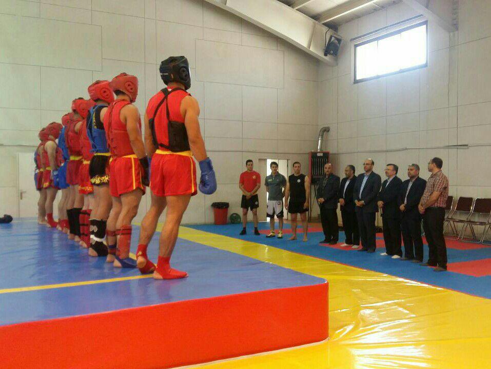 معاون وزیر ورزش در تمرینات تیم ملی ووشو