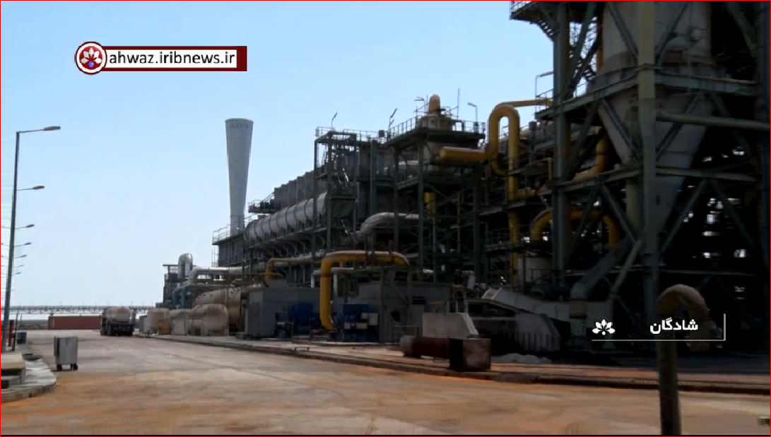 تولید آهن اسفنجی در شرکت فولاد شادگان + گزارش