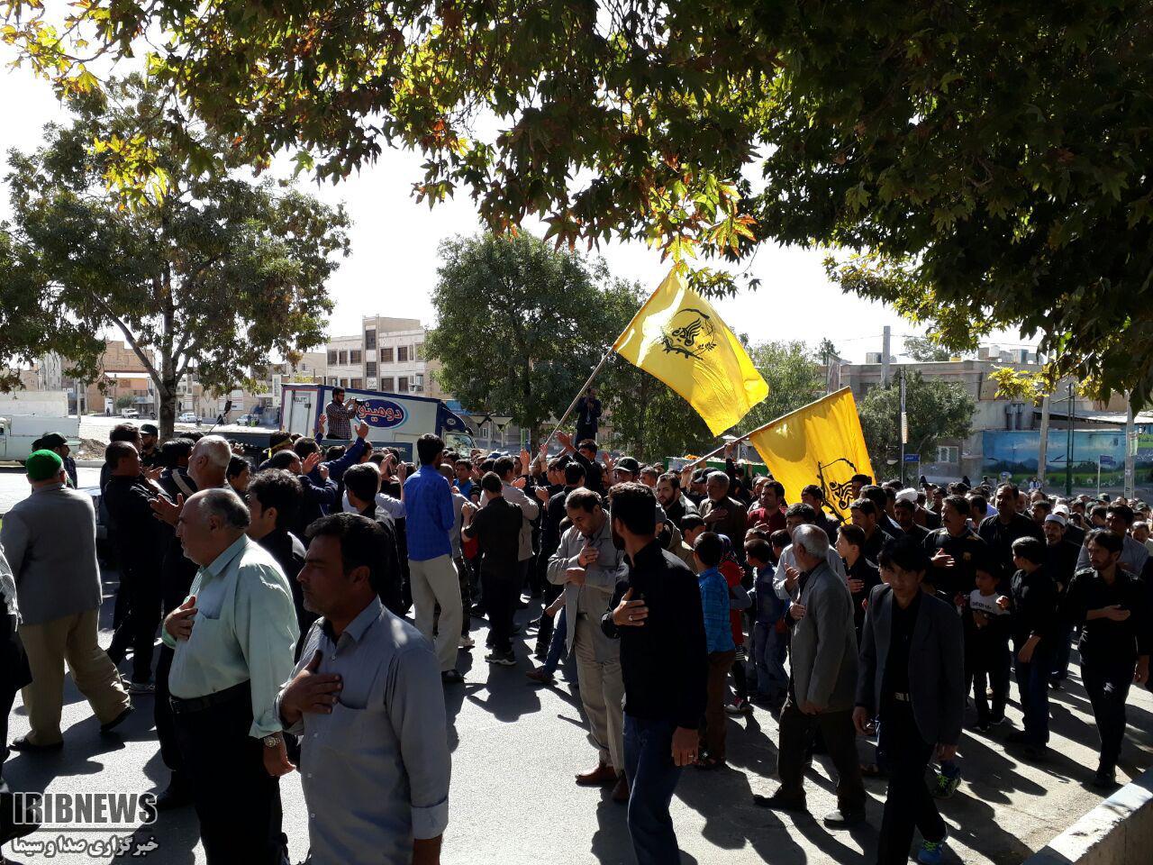 تشییع پیکر شهید مدافع حرم ال الله در پیشوا + فیلم