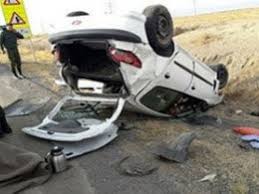 یک کشته و یک مصدوم بدنبال واژگونی خودرو در محور نیشابور _ قوچان