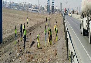 پاکسازی آزادراه قزوین - کرج از زباله پاکسازی آزادراه قزوین - کرج از زباله