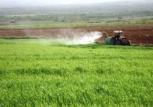 سمپاشی مزارع غلات خراسان شمالی