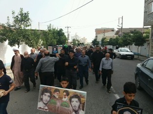 تشییع پیکر ابا شهیدان بابایی