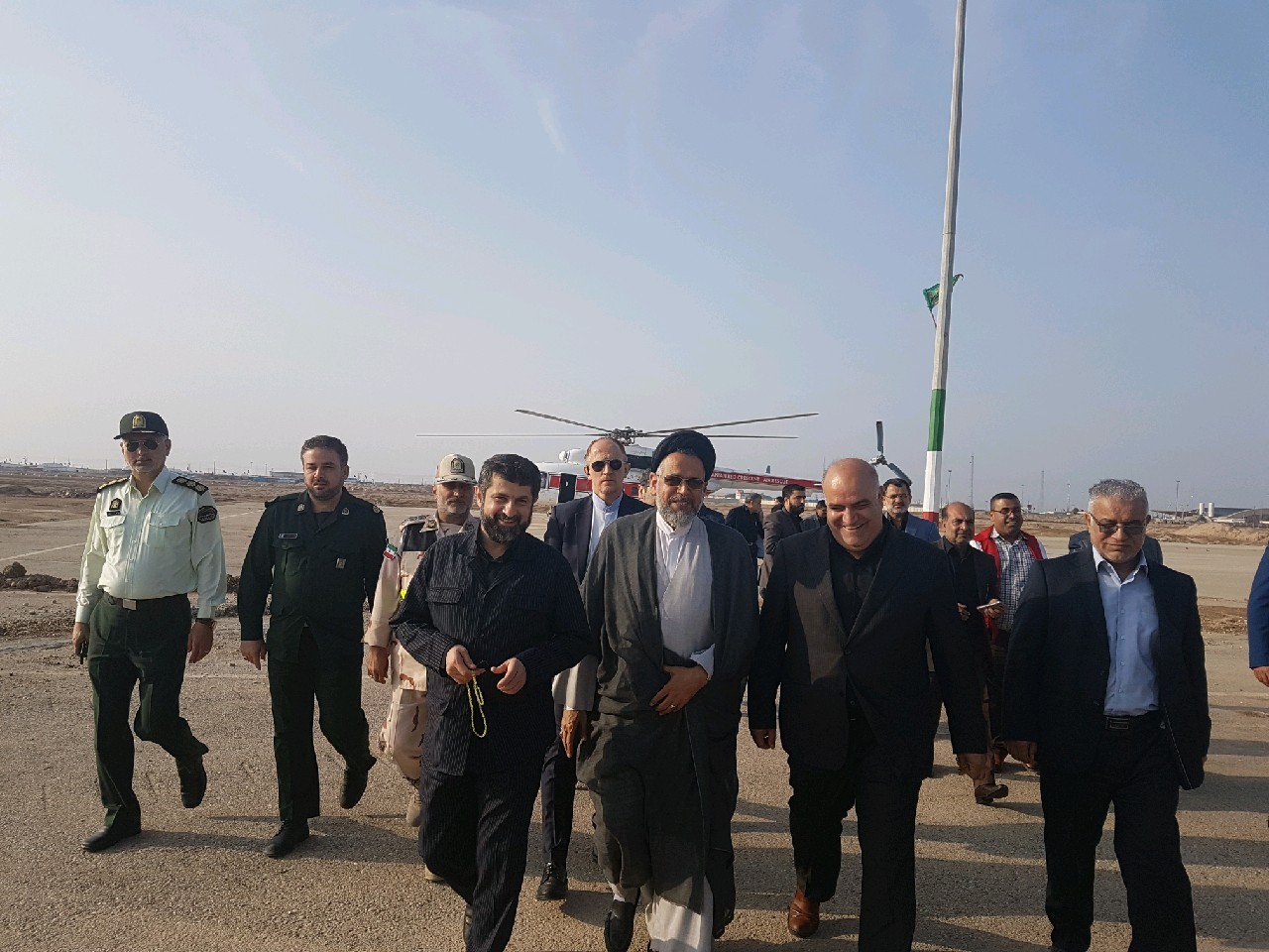 وزیر اطلاعات در شلمچه