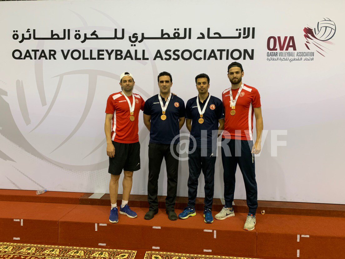مدال برنز والیبالیست‌های قطر با سکاندار ایرانی