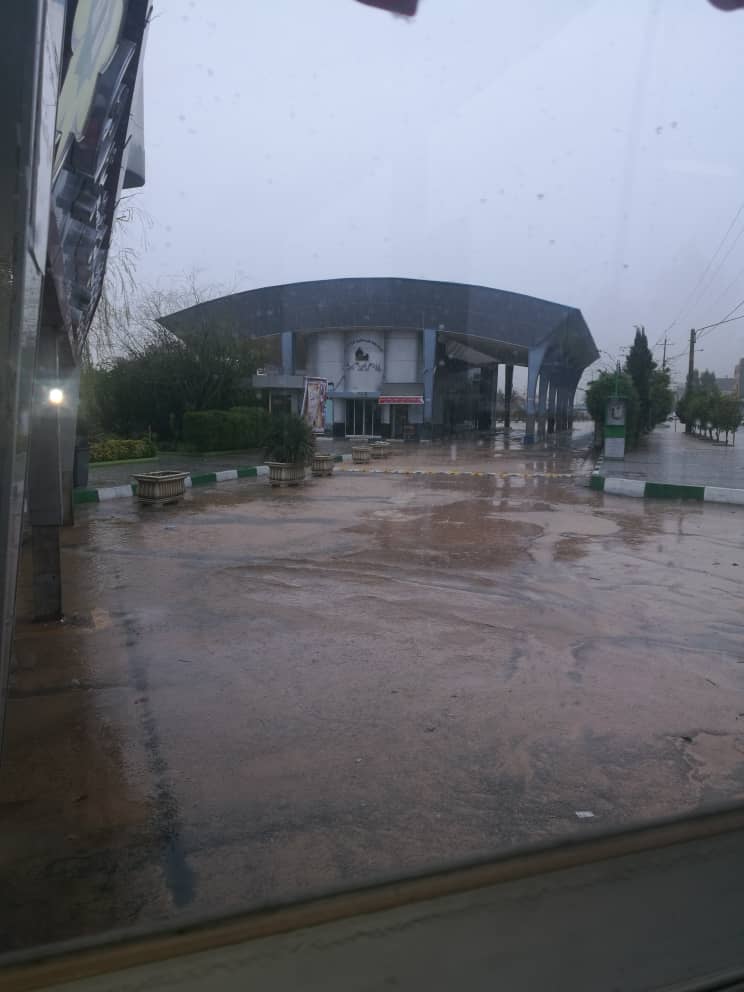 تخلیه پایانه مسافربری حضرت علی ابن حمزه