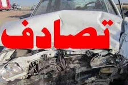 6   مصدوم در اثر برخورد دو خودرو  پراید و هایما