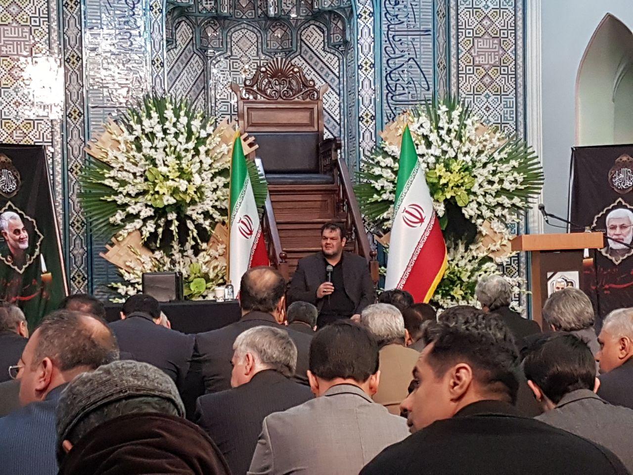 برگزاری مراسم یادبود سپهبد شهید سلیمانی