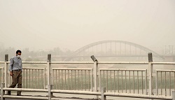 کاهش دید در 6 شهر خوزستان