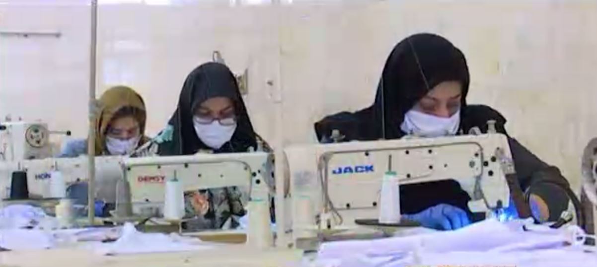 تبدیل کارگاه خیاطی به تولیدی ماسک تبدیل کارگاه خیاطی به تولیدی ماسک