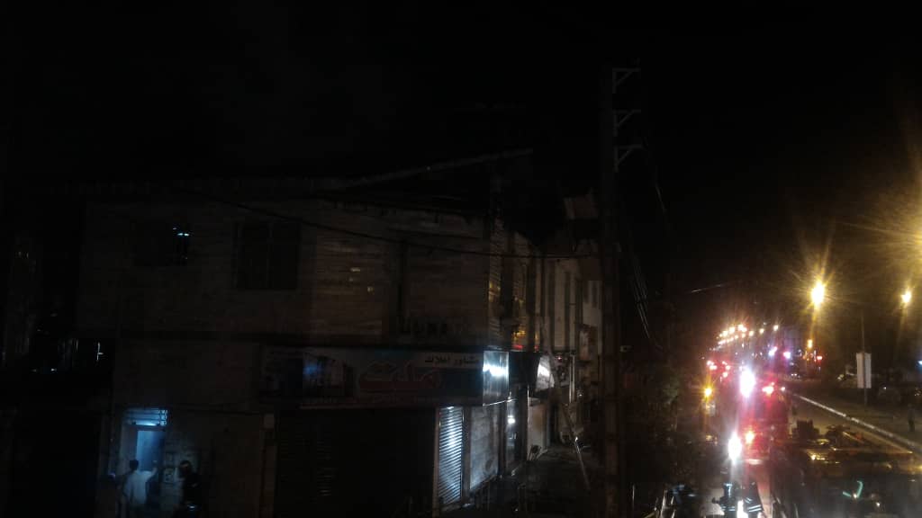 آتش سوزی یک خانه در رشت