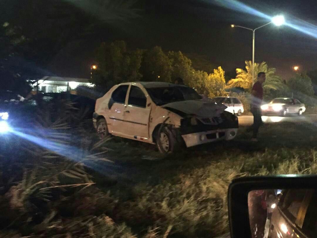 مرگ کارگر فضای سبز بر اثر واژگونی خودرو