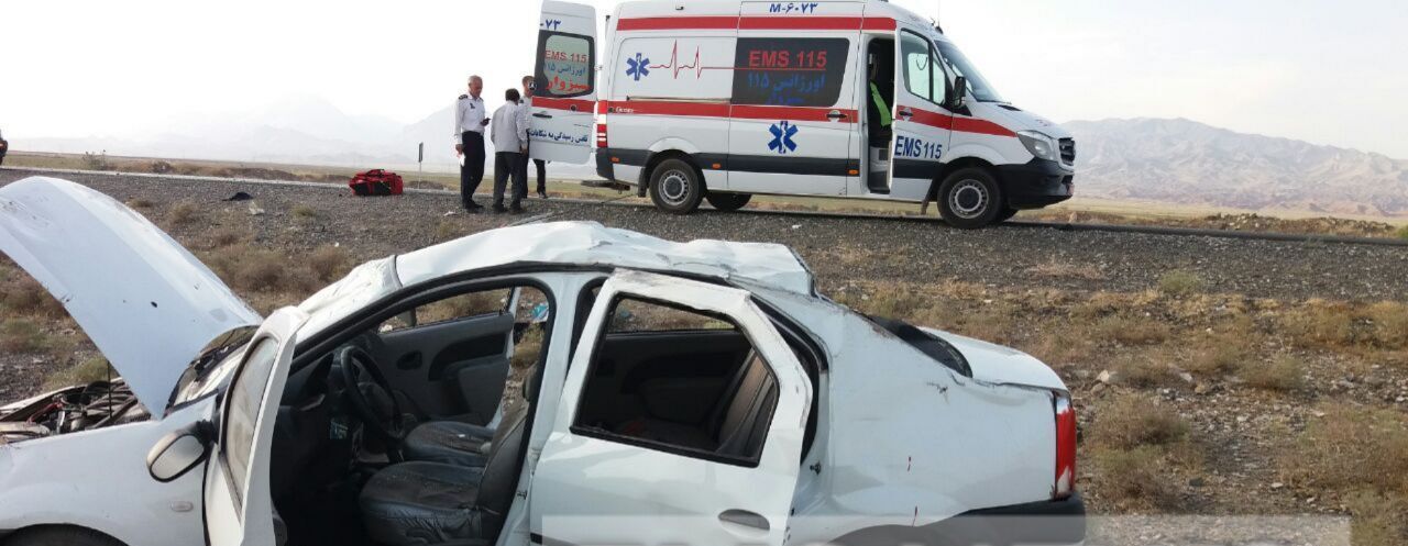یک کشته  و 3 مجروح در دو حادثه رانندگی در محورسبزوار– شاهرود