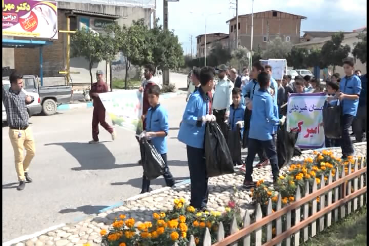 اجرای طرح مازندران پاک در  رستمکلای