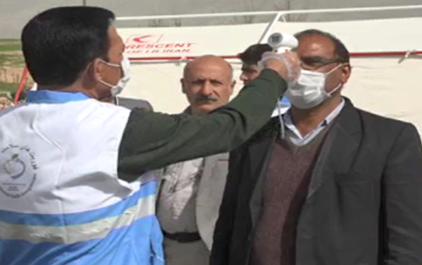 کنترل وغربالگری افراد در ورودی‌هایی شهر آبدانان