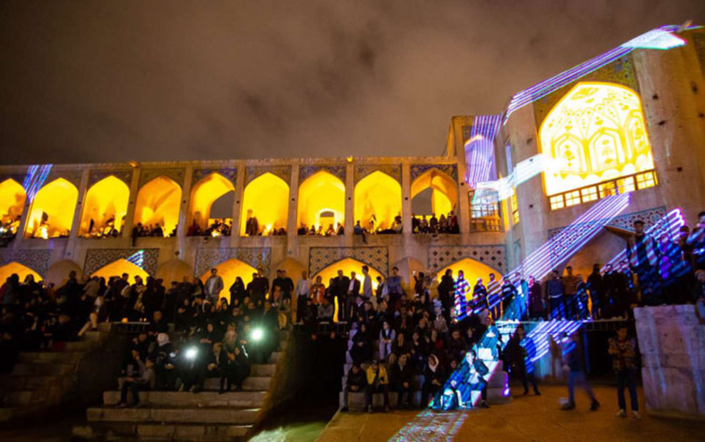 نورپردازی ویژه پل خواجو ی اصفهان نورپردازی ویژه پل خواجو ی اصفهان