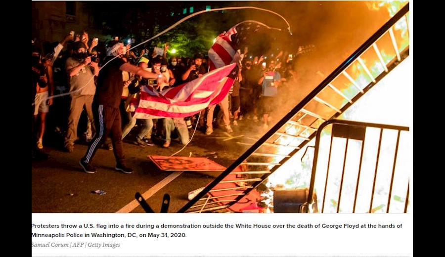 گسترش اعتراض‌های مردمی به ۷۵ شهر مهم آمریکا