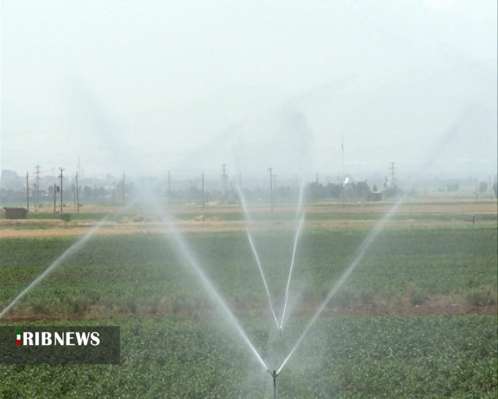 بهره برداری از طرح‌های کشاورزی بخش لاران