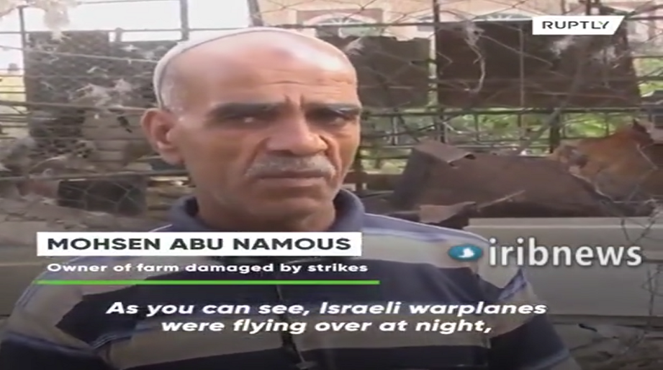 تخریب اراضی کشاورزی در غزه در پی حملات رژیم صهیونیستی