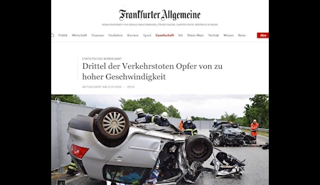 در آلمان هر ۹ ساعت یک نفر در تصادفات کشته می شود