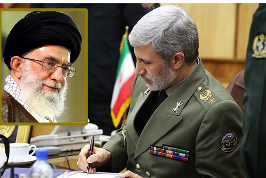 قدردانی وزیر دفاع از رهبر معظم انقلاب در خصوص توجه ویژه ایشان به تولیدات شگفت انگیز دفاعی قدردانی وزیر دفاع از رهبر معظم انقلاب در خصوص توجه ویژه ایشان به تولیدات شگفت انگیز دفاعی