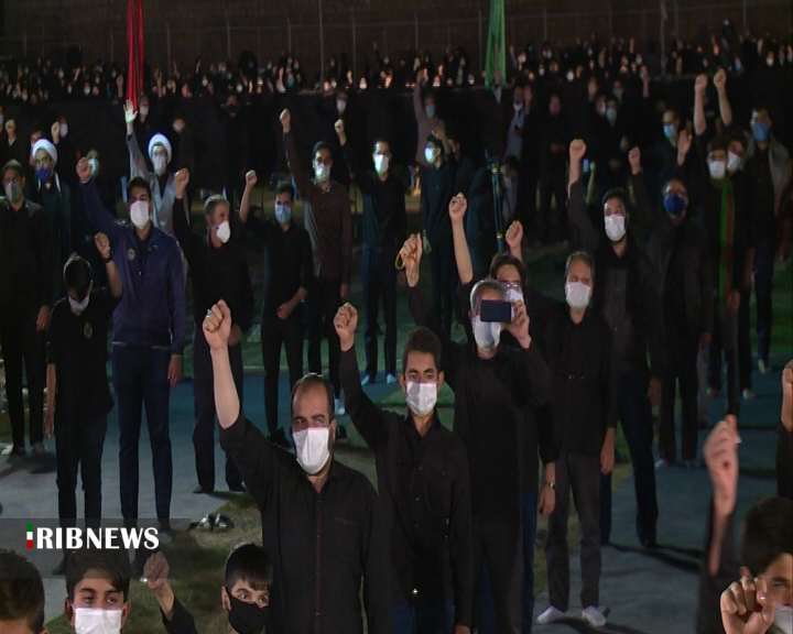 طنین «لبیک یا حسین» در آسمان چهارمحال و بختیاری