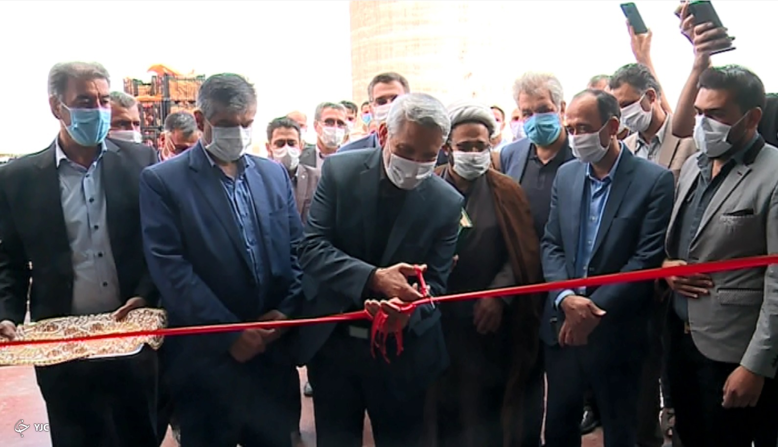 افتتاح سردخانه صنعتی بالای صفر درجه در خمین افتتاح سردخانه صنعتی بالای صفر درجه در خمین