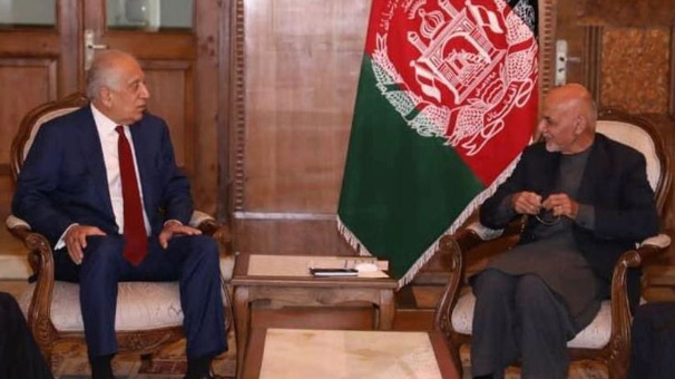 دیدار خلیل زاد با رئیس جمهور افغانستان دیدار خلیل زاد با رئیس جمهور افغانستان