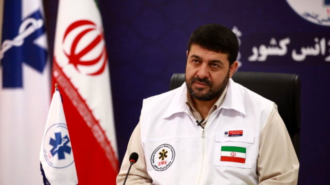 واژگونی آمبولانس جان امدادگر را گرفت