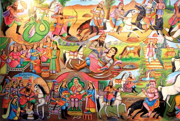 نقالی خوانی کی وارد فر هنگ  ایرانی شد + فیلم نقاله خوانی