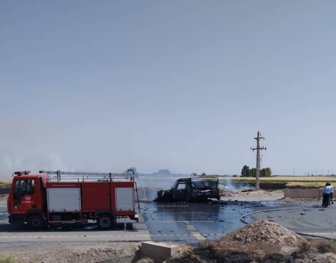 توضیح استانداری تهران درباره حادثه جاده‌ای خودرو حامل تجهیزات نظامی