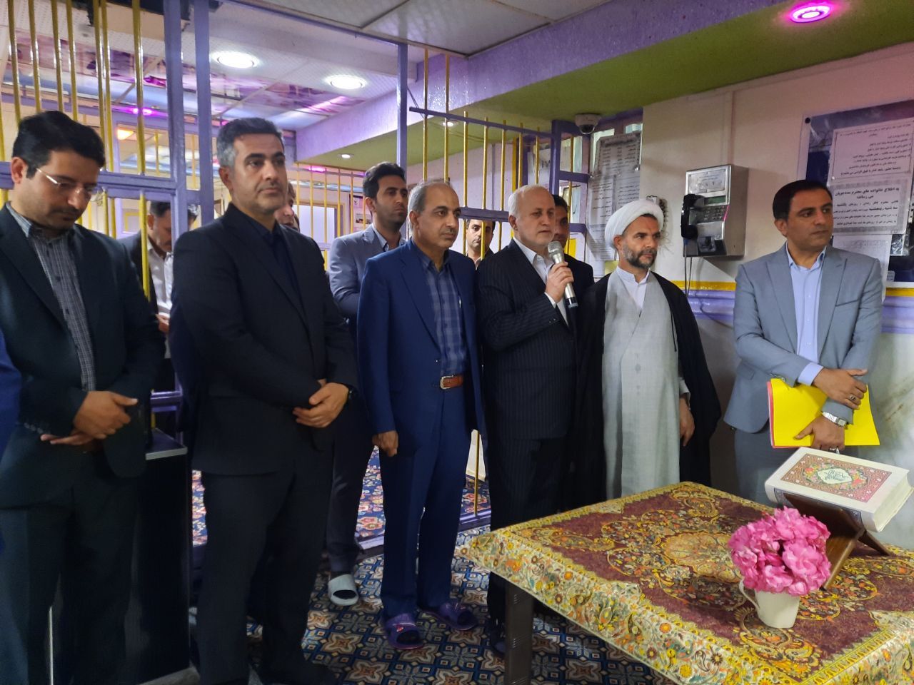 افتتاح مرکز اشتغال و حرفه آموزی در زندان لاهیجان