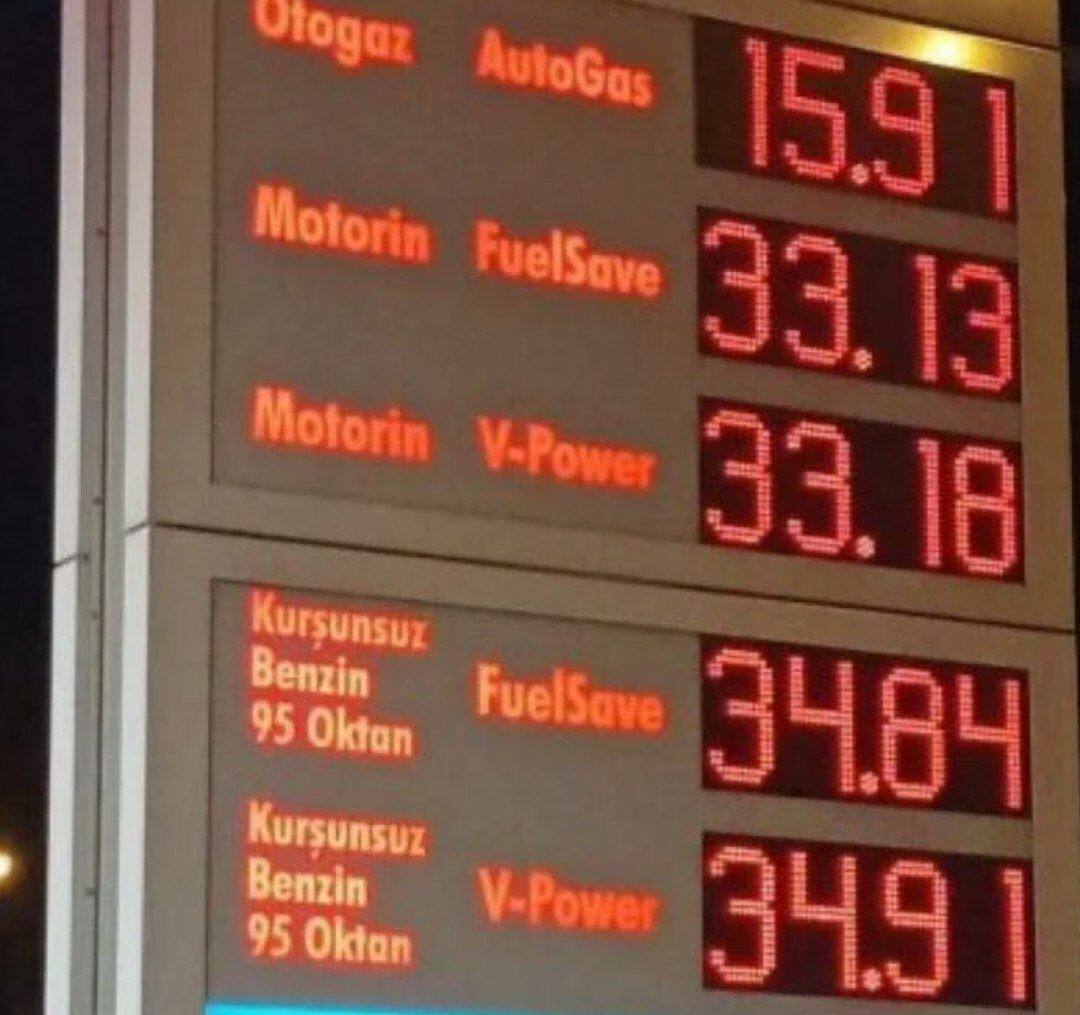 افزایش ۲۰ درصدی قیمت سوخت خودرو در ترکیه