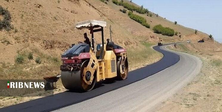 آسفالت ۱۳۰ هزار مترمربع معبر روستایی در شیروان