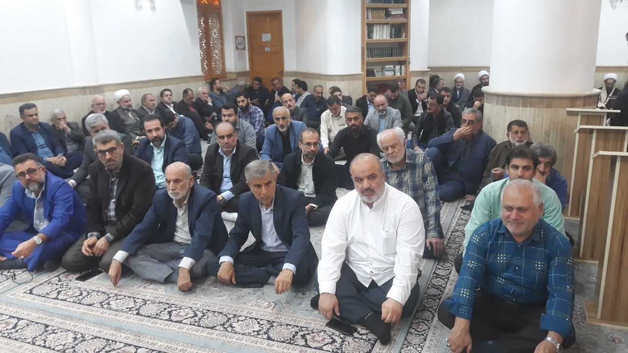 سالگرد شهادت نخستین شهیده صالحین بسیج کشور در فومن