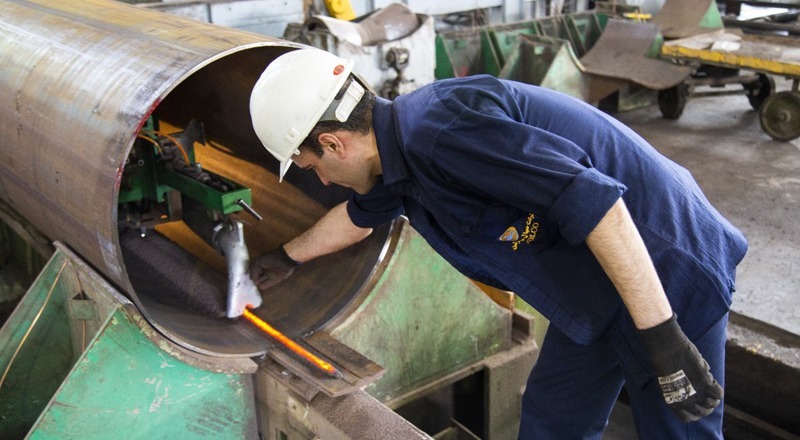 رشد تولید محصول در شرکت لوله سازی اهواز رشد تولید محصول در شرکت لوله سازی اهواز