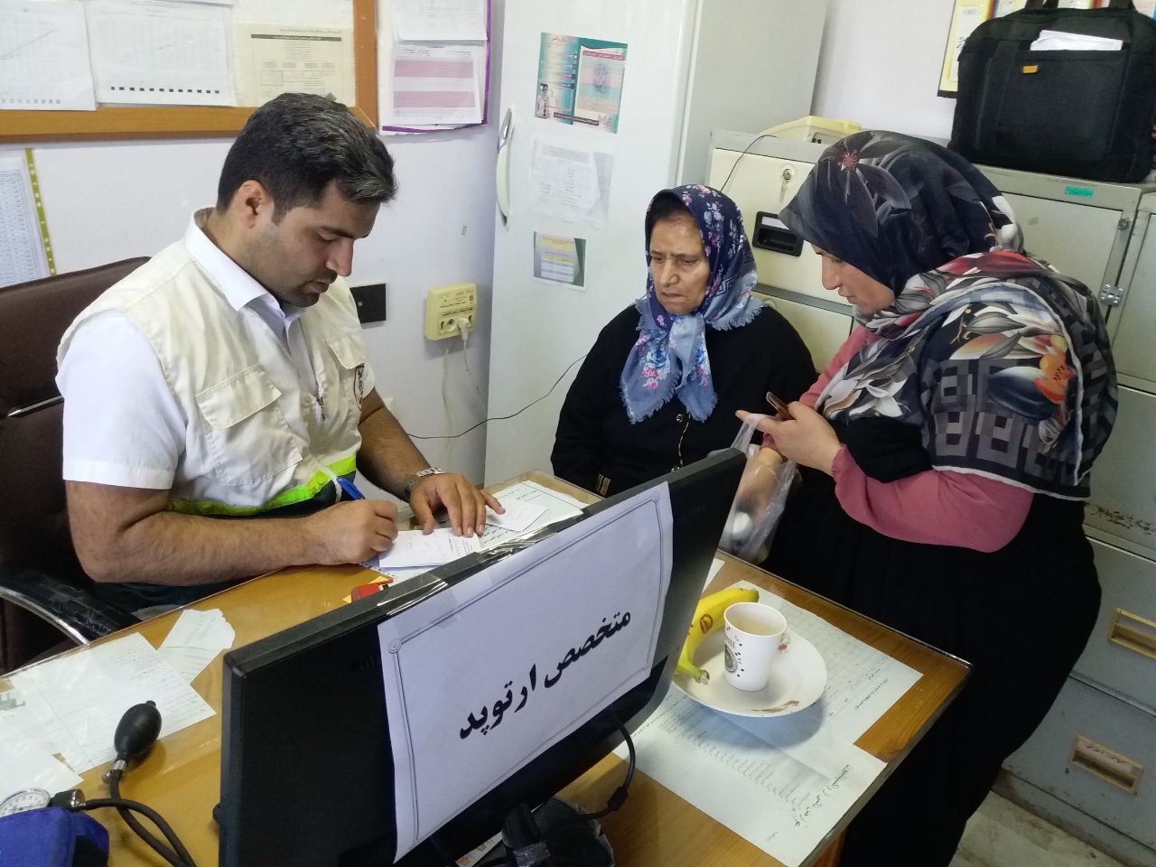 معاینه رایگان بیماران املشی معاینه رایگان بیماران املشی