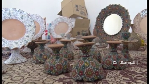 نقاشی روی سفال، هنر اکثر زنان روستای حصار