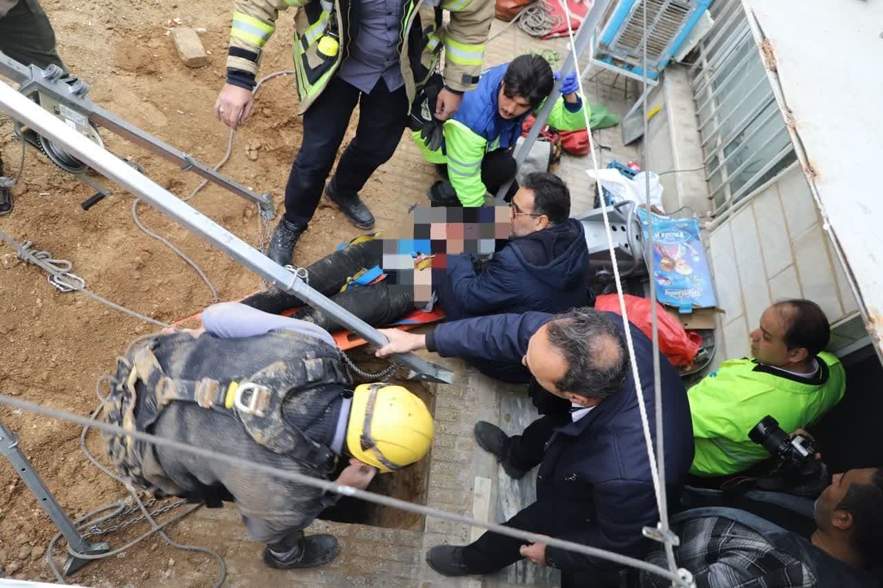 تداوم زندگی پس از سقوط در چاه هفت متری