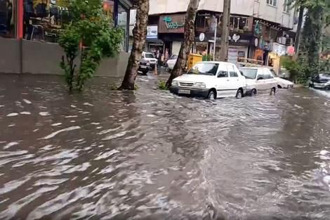 رشت رکورددار بارش در کشور