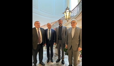 دیدار غریب آبادی با نمایندگان دائم روسیه و چین در وین