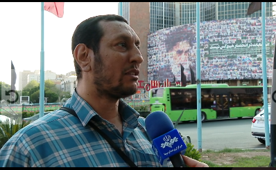 دیوارنگاره‌ای که انتخابات را محدود به هیچ کس نمی‌داند