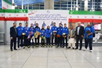 بازگشت تیم ملی دو و میدانی ایران از مسابقات قهرمانی آسیا به تهران