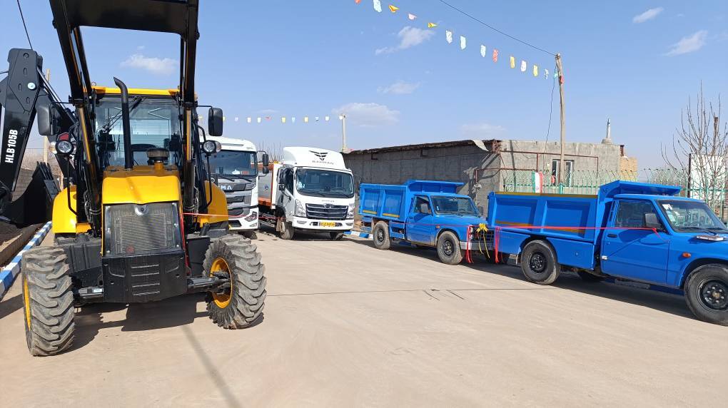 بهره برداری از ماشین الات شهرداری ریواده عبدل اباد جغتای