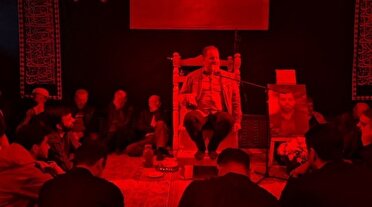 برگزاری چهلم شهید جهاد تبیین سید حسن حسینی در روستای بالا جاده کردکوی